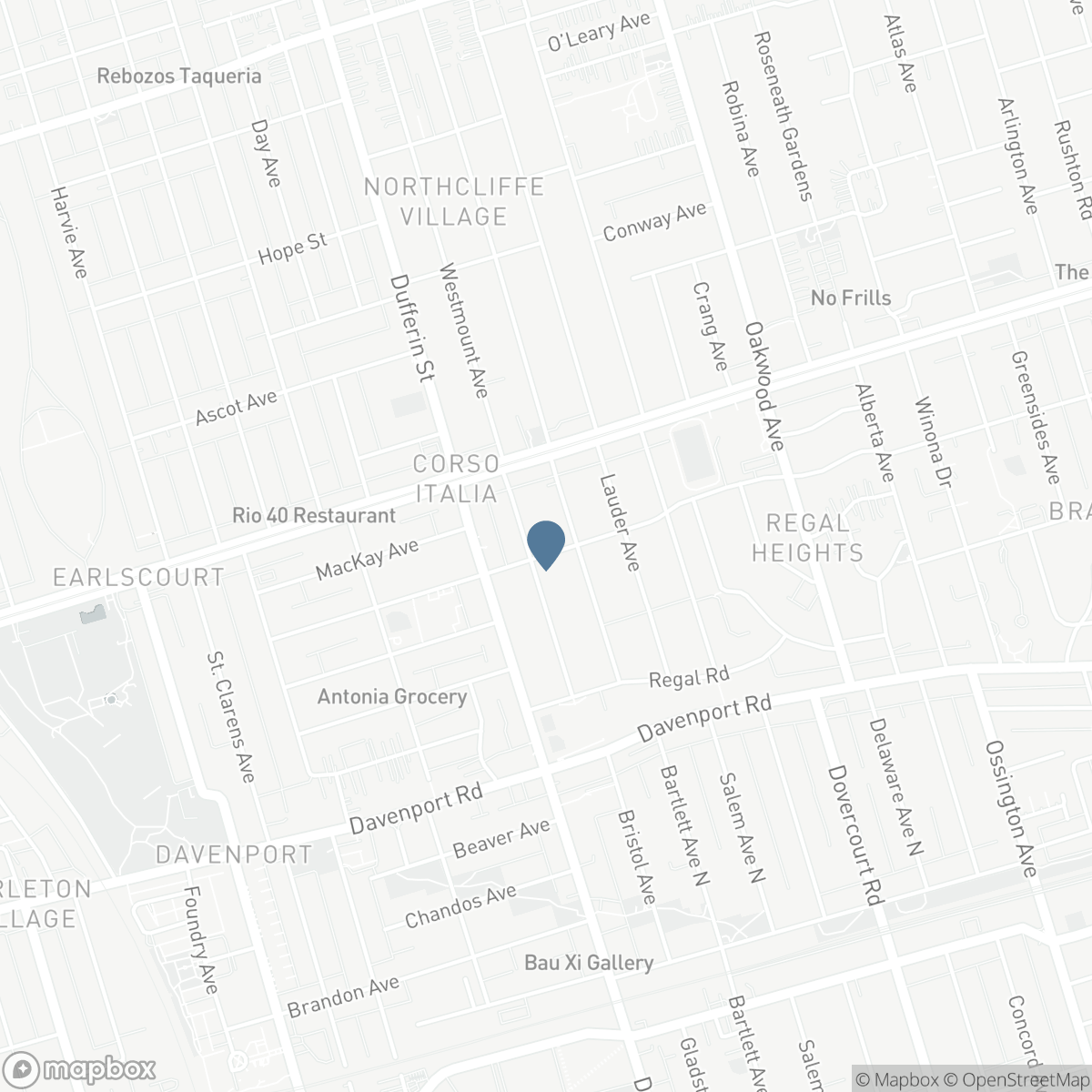 114 ROSEMOUNT AVENUE, Toronto, Ontario M6H 2M7